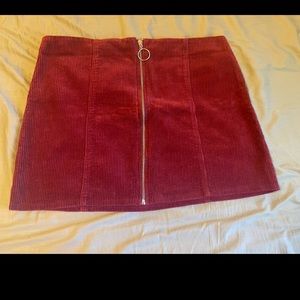 Forever 21 Plus Corduroy Mini Skirt